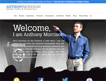 Tablet Screenshot of anthonymorrison.com